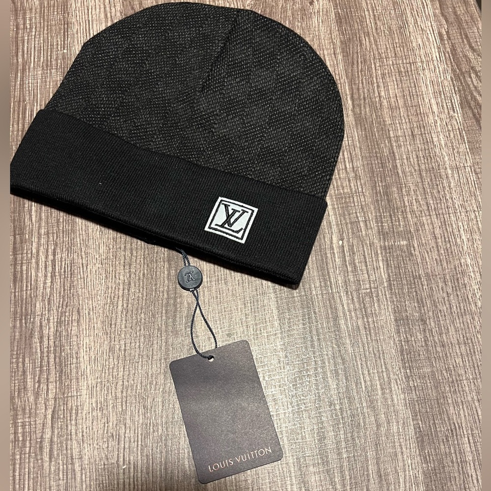 Louis Vuitton Black Beanie